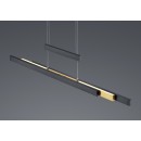 Trio 375310502 LED- Deckenleuchte Trajan 1x45w | 5300lm | 2700-5000K - einstellbare Höhe und Breite, 4Level Touch, schwarz