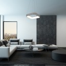 Rabalux 3927 LED Hängende Adeline 1x28w | 1800lm | 3000-6000K - Dimmable, Fernbedienung, Grau, weiß