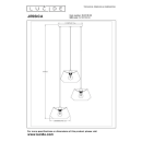 Lucide L104211330 Pendelleuchte JESSICA  E27