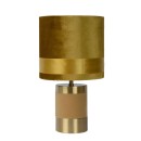 Lucide 10500/81/34 Tischlampe Extravaganza Frizzle 1x40w | E14 - Gelb, Metall, Kabelschalter