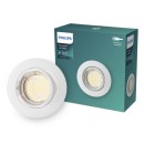 Philips 8720169392601 Einbaurahmen Peridot  GU10 | weiß