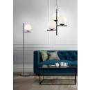 Trio 402000132 Stehleuchte Leuchte Pure 1x28w | E14 - Fußschalter, schwarz