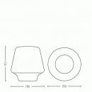 Philips Hue 40801/30/P7 Tischlampe Wellness 1x9,5W | 2200-6500K | E27 - White Ambiance
