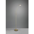 Trio 423310108 LED-Stehleuchte Monza 1x12w | 1400lm | 2300 + 3000 + 4000K - Flexibler Arm, dimmbare, Speicherfunktion, Messing