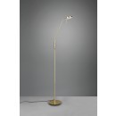 Trio 423310108 LED-Stehleuchte Monza 1x12w | 1400lm | 2300 + 3000 + 4000K - Flexibler Arm, dimmbare, Speicherfunktion, Messing
