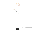 Trio 425610232 LED Stehleuchte Brantford 1x30W+6,5W | 3500lm+650lm | 2700K+3000K+4000K - dimmbar, separate Schalter, Memoryfunktion, schwarz