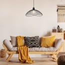 Rabalux 4347 Hängeleuchte IDUNA 1x60w | E27 - schwarz