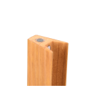 Trio 441610132 Kerala LED Stehleuchte 1x16W | 1950lm | 3000K - 4-Phasen-Touchdimmer, schwarz, Holz