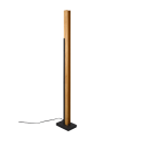 Trio 441610132 Kerala LED Stehleuchte 1x16W | 1950lm | 3000K - 4-Phasen-Touchdimmer, schwarz, Holz