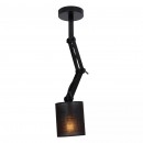 Lucide 45192/81/30 Deckenleuchtende Tampa 1x40w | E27 - schwarz, einstellbar, dimmbar