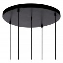 Lucide 45494/15/65 Deckenleuchte Joanet 5x40w | E27 - Rauchgrau, Glas