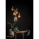 Lucide 45494/15/65 Deckenleuchte Joanet 5x40w | E27 - Rauchgrau, Glas