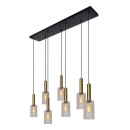 Lucide 45498/07/60 CORALIE Deckenleuchte 7xE27 - Messing