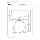 Lucide L105508143 Tischlampe MADUKA  E27