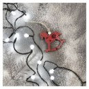 Emos D5ac03 Weihnachtskette Kirsche 20m 200 LED | 6w | IP44 - Timer, kaltweiß, grün