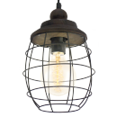 Eglo VINTAGE 49219 Pendelleuchte Bampton braune Patina 1X60W