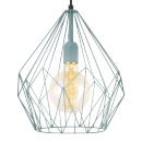 Eglo VINTAGE 49259 Pendelleuchte CARLTON Minze 1X60W