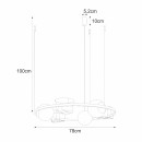 Zuma Line 002177-026165 Pendelleuchte PLANT E27
