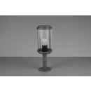 TRIO 502360142 Gartenlampe nach der Installation Tanaro 1x40W | E27 | IP44 - anthrazit