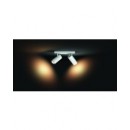 Philips Hue 50462/31/P7 LED Decken- und Spotleuchte Buratto 2x5,5W | 2200-6500K - White Ambiance