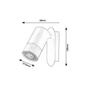 Rabalux 4634 LED-Deckenleuchte Tayla 1x72w | 6800lm | 3000-6500k - dimmbare, Fernbedienung, Timer, Speicherfunktion, Stellar-Effekt, Nachtmodus, weiß