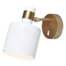 Rabalux 5091 Wandleuchte Alberta 1x9w | E27 - Gold, weiß