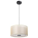 Rabalux 5096 Hängende Deckenleuchte Aneta 3x40w | E27 - schwarz, Beige