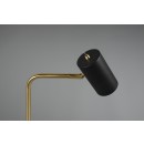 Trio 512400108 MARLEY 1X5W Tischlampe | GU10 - Netzschalter auf Körper, Messing, schwarz