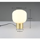 Trio T519800108 Tischlampe DIVA  E27