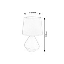 Rabalux 5220 Wendy 1x40w Tischlampe | E14 - Grau