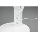 Trio 523090131 LED-Tischleuchte Ava 1x5W | 600lm | 3000K + 4000K + 6300K - Speicherfunktion, dimmbar, USB, weiß