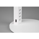 Trio 523090131 LED-Tischleuchte Ava 1x5W | 600lm | 3000K + 4000K + 6300K - Speicherfunktion, dimmbar, USB, weiß