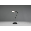 Trio 523310132 LED-Tischleuchte Monza 1x12w | 1400lm | 2300 + 3000 + 4000K - Flexibler Arm, dimmbare, Speicherfunktion, schwarz