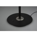 Trio 523310132 LED-Tischleuchte Monza 1x12w | 1400lm | 2300 + 3000 + 4000K - Flexibler Arm, dimmbare, Speicherfunktion, schwarz