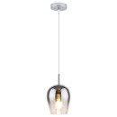 Rabalux 5252 Deckenleuchte Petunia 1x60w | E27 - Rauchglas, Chrom