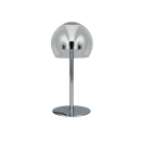 Trio T531610106 LED Tischlampe FLYNT  | 8W integrierte LED-Quelle | 1x880lm | 2300+3000+4000K | mit Schalter | Dimmer | chrom | klar