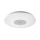 Rabalux 5364 LED-Deckenleuchte Ophelia 1x24W | 2000lm | 3000-6500K | RGB - dimmbar, Fernbedienung, Timer, Nachtlicht, Wi-Fi, Sterneneffekt, Chrom, Weiß