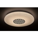 Rabalux 5364 LED-Deckenleuchte Ophelia 1x24W | 2000lm | 3000-6500K | RGB - dimmbar, Fernbedienung, Timer, Nachtlicht, Wi-Fi, Sterneneffekt, Chrom, Weiß