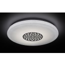 Rabalux 5364 LED-Deckenleuchte Ophelia 1x24W | 2000lm | 3000-6500K | RGB - dimmbar, Fernbedienung, Timer, Nachtlicht, Wi-Fi, Sterneneffekt, Chrom, Weiß
