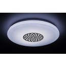 Rabalux 5364 LED-Deckenleuchte Ophelia 1x24W | 2000lm | 3000-6500K | RGB - dimmbar, Fernbedienung, Timer, Nachtlicht, Wi-Fi, Sterneneffekt, Chrom, Weiß