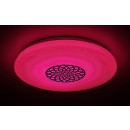 Rabalux 5364 LED-Deckenleuchte Ophelia 1x24W | 2000lm | 3000-6500K | RGB - dimmbar, Fernbedienung, Timer, Nachtlicht, Wi-Fi, Sterneneffekt, Chrom, Weiß