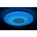 Rabalux 5364 LED-Deckenleuchte Ophelia 1x24W | 2000lm | 3000-6500K | RGB - dimmbar, Fernbedienung, Timer, Nachtlicht, Wi-Fi, Sterneneffekt, Chrom, Weiß