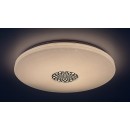 Rabalux 5365 LED-Deckenleuchte Ophelia 1x40W | 3200lm | 3000-6500K | RGB - dimmbar, Fernbedienung, Timer, Nachtlicht, Wi-Fi, Sterneneffekt, Chrom, Weiß