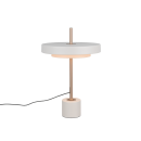 Trio T540210176 LED Tischlampe KEATON  | 12W integrierte LED-Quelle | 1x1400lm | 2300+3000+4000K | mit Schalter | Dimmer | grau