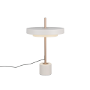 Trio T540210176 LED Tischlampe KEATON  | 12W integrierte LED-Quelle | 1x1400lm | 2300+3000+4000K | mit Schalter | Dimmer | grau