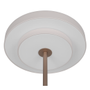 Trio T540210176 LED Tischlampe KEATON  | 12W integrierte LED-Quelle | 1x1400lm | 2300+3000+4000K | mit Schalter | Dimmer | grau