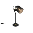 Trio T548200132 Tischlampe MIXA  | 10W E27 | mit Schalter | schwarz