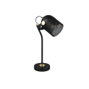 Trio T548200132 Tischlampe MIXA  | 10W E27 | mit Schalter | schwarz