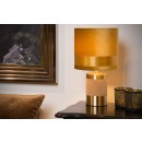 Lucide 10500/81/34 Tischlampe Extravaganza Frizzle 1x40w | E14 - Gelb, Metall, Kabelschalter