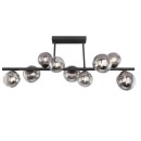 Globo 56133-9D LED Deckenleuchte Riha 9x3W | 720lm | G9 | 3000K - Schwarz, Rauch